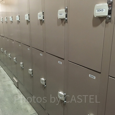 コインロッカーの様子（パークエントランス・ノース付近）