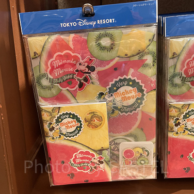 ステーショナリーセット（ディズニー夏のフルーツグッズ）