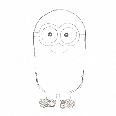 【ステップ5】短足がかわいい！足を描きたす