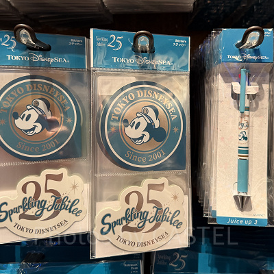 ステッカーセット(ディズニーシー25周年グッズ)