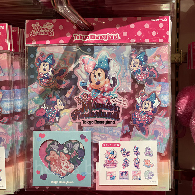 ステッカーセット（ミニーのファンダーランドグッズ）