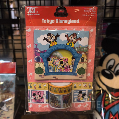 シール＆マスキングテープ(ディズニーランド43周年グッズ)