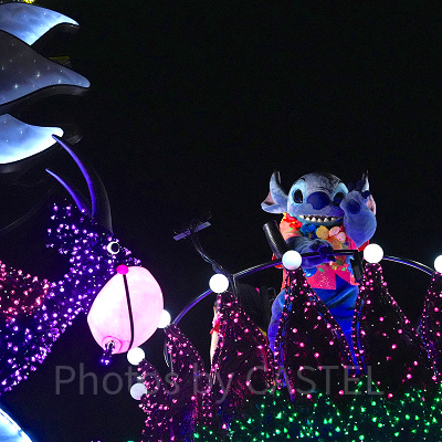 エレクトリカルパレードのスティッチ