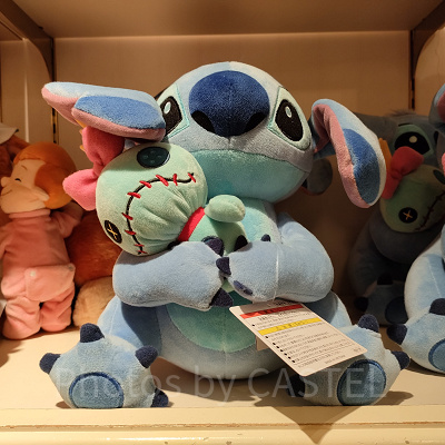 スティッチ＆スクランプのぬいぐるみ