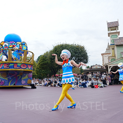 1つ目のフロートの停止位置（クワッキーセレブレーション★ドナルド・ザ・レジェンド）