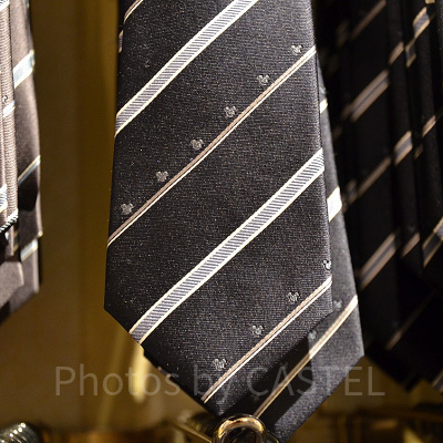 ストライプ（ネイビー）