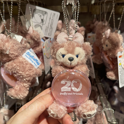 ぬいぐるみチャーム(ダッフィー20周年カラフルハピネスグッズ)