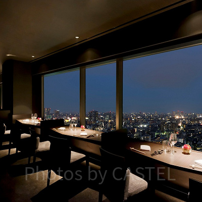 簾のカップルシート