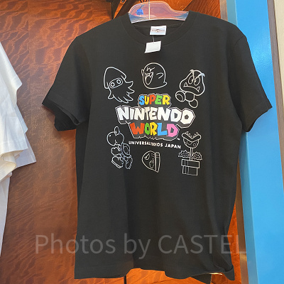 スーパーニンテンドーワールドロゴTシャツ