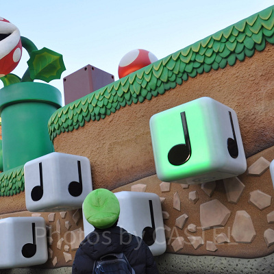 スーパー・ニンテンドー・ワールドの音符ブロック