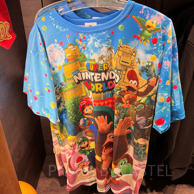 スーパーニンテンドーワールドのTシャツ