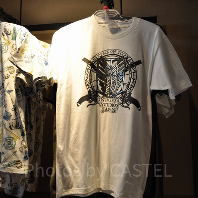 調査兵団エンブレムTシャツ（白