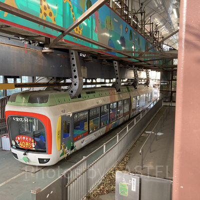 運行終了したモノレール／上野動物園