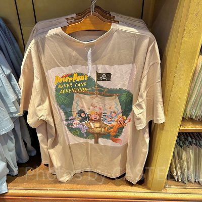 Tシャツ(ピーターパンのネバーランドアドベンチャーグッズ)