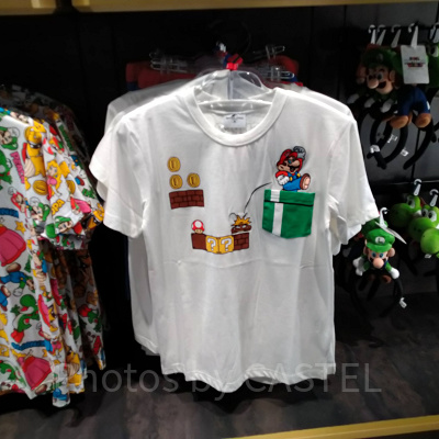 胸ポケット付きTシャツ