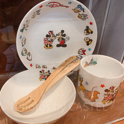ディズニーランドの通販で購入できる食器（イメージ）