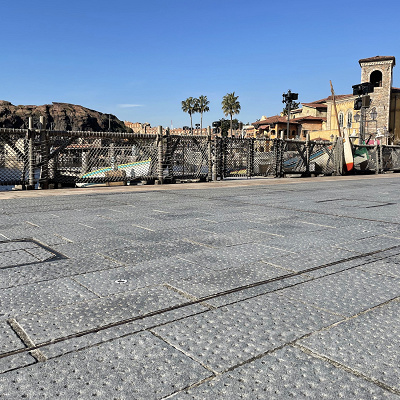 ミッキー広場の場所取り