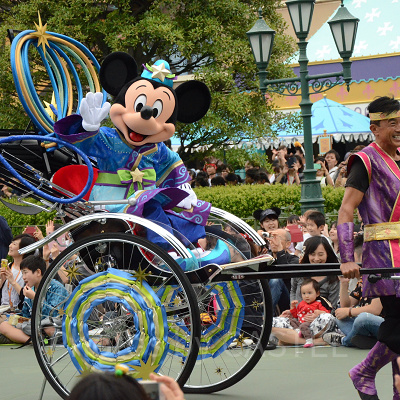 ディズニーランドの七夕イベント