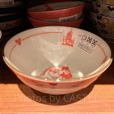 お茶碗　ミニーデザイン