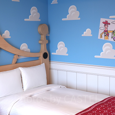 トイ・ストーリーホテルはベッドと壁も写真映え！