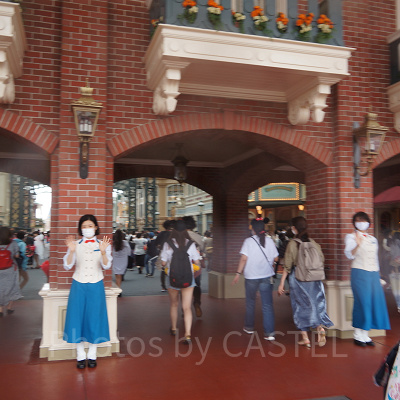 キャストさんが手を振ってくれました！