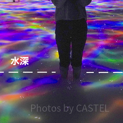 大人の身長で大体ひざ下くらいまでの深さ