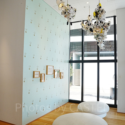 スヌーピーミュージアムのロビーは筆者おすすめの撮影スポット