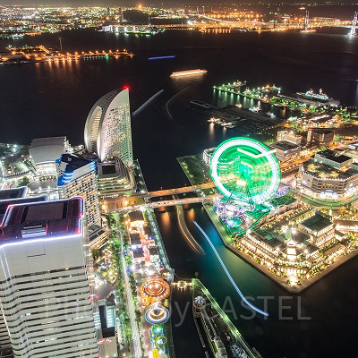 スカイガーデンからの夜景もとっても綺麗です！