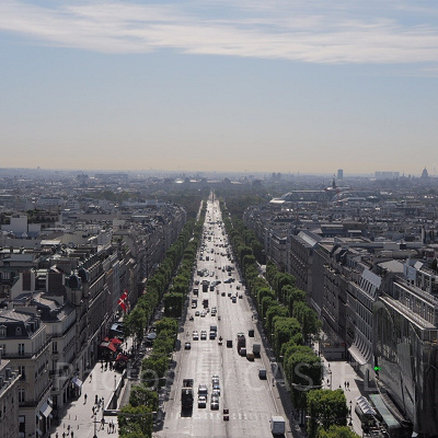 凱旋門からの景色