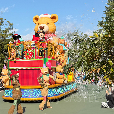 フロート停止時には特別な演出が！