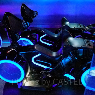 これがバイク型コースターです！スカートでも乗れない事はないです。