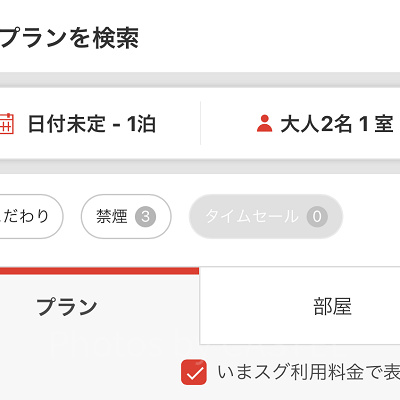 日程を指定してプランを調べたい方