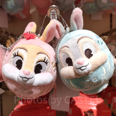 ディズニーお正月グッズ：サンパー＆ミス・バニーぬいぐるみバッジセット