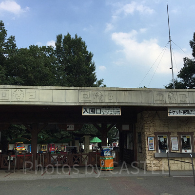西ゲート側のチケット売り場&入園口