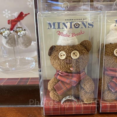 ティムのチャーム＆リングセット／USJクリスマスグッズ2022