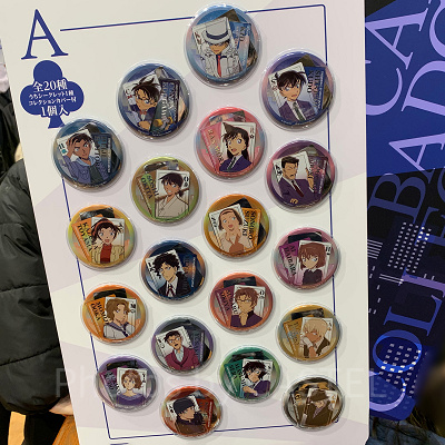 缶バッジコレクション（USJ×名探偵コナングッズ2024）
