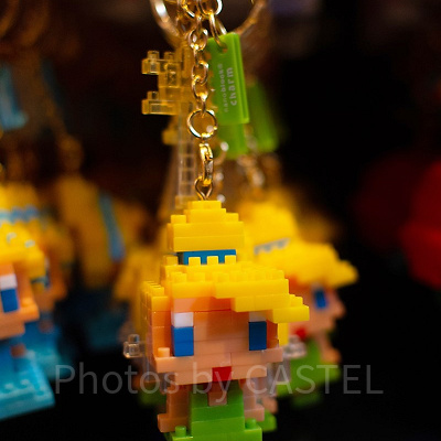 ティンカーベルのナノブロック型キーチェーン