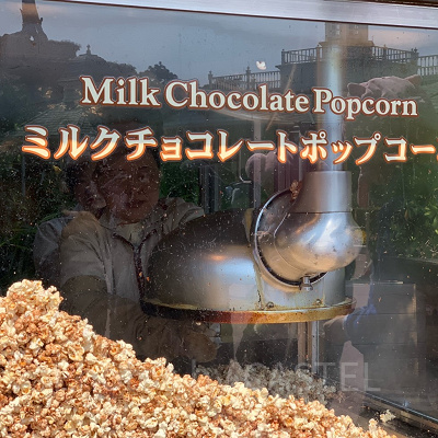 東京ディズニーランド「ミルクチョコレート」味ポップコーンワゴン