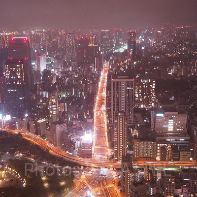 東京タワーの駐車場