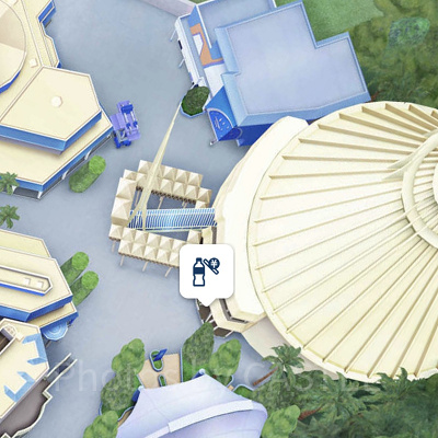 トゥモローランド自動販売機の場所