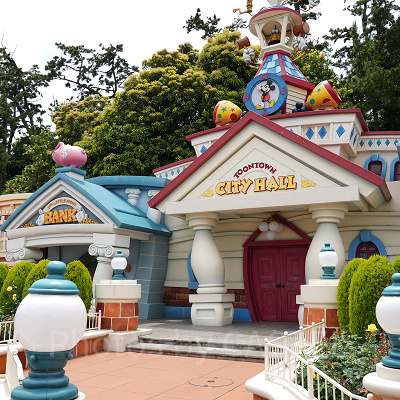 東京ディズニーランドの「トゥーンタウン」