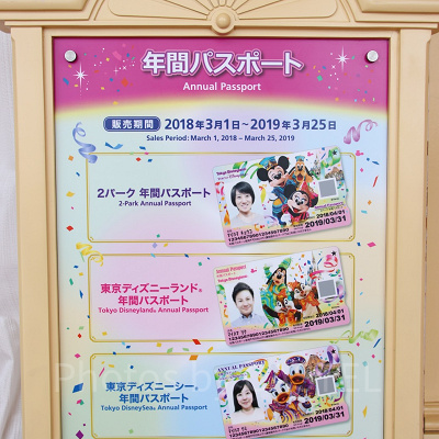ディズニー年パスの種類