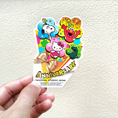 ユニバ：アニバーサーリーシール