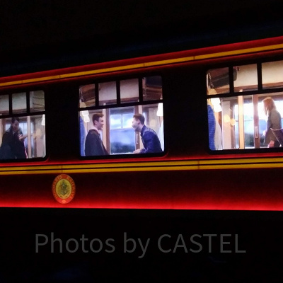 ユニバーサルスペクタクルナイトパレードのホグワーツ特急／USJ