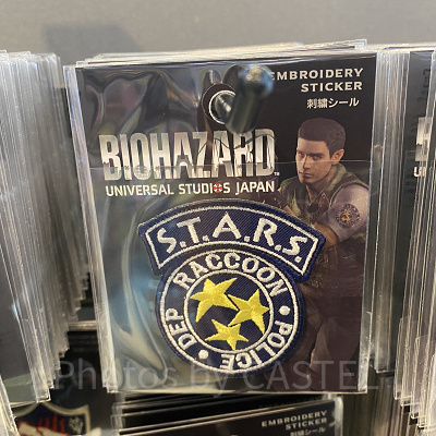 ユニバハロウィン2022グッズ：刺繍シール（S.T.A.R.S）