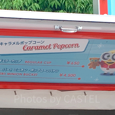 ユニバ　ポップコーンの値段