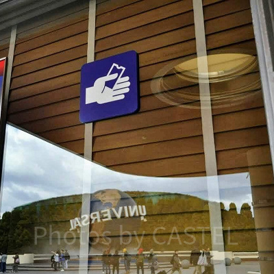 ユニバーサルスタジオジャパンのチケットブース