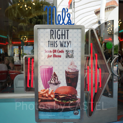 ユニバーサルスタジオシンガポール(USS)：メルズ・ドライブイン