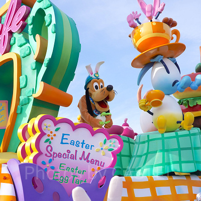 うさたま大脱走！のフロート⑤ドナルド・プルート