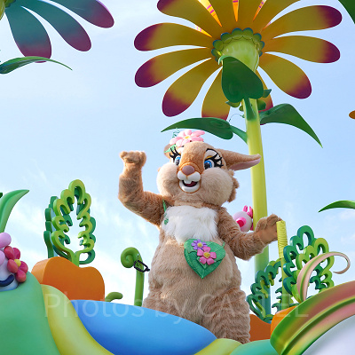 うさたま大脱走！のフロート③うさぎキャラクター